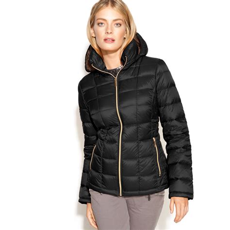 michael kors kent packable jacket|Michael Kors packable puffer jacket.